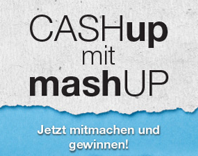 CASHup mit mashUP: Das Gewinnspiel für Technologieversteher.